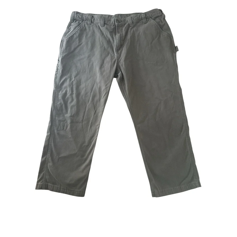 Carhartt Washed Twill Dungaree Pant Mens 44x30 Relaxed‎ Fit Carpenter B324 DFE